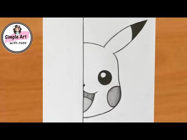 How to draw Pikachu || Beginners drawing tutorials step by step || easy drawings step by step