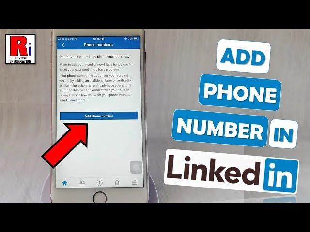 HOW TO ADD PHONE NUMBER IN LINKEDIN