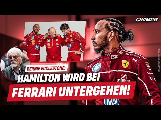 Ecclestone sieht Hamilton-Untergang bei Ferrari / Antonelli Crashkid? / Neuer Williams-Titelsponsor