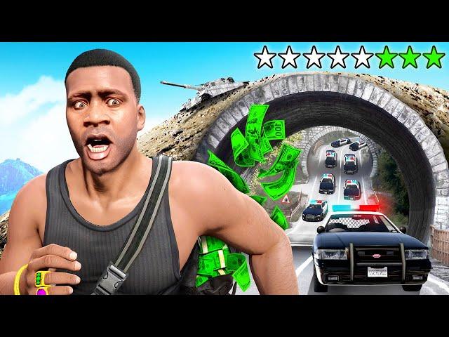 GTA 5 but EVERY Heist Adds 1 STAR to my WANTED LEVEL!