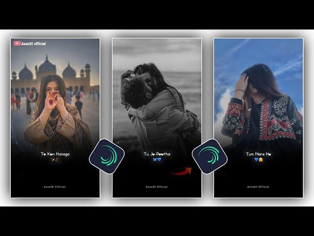 New Viral Trend Lyrics Status Video Editing | Alight Motion | Azzo20 Official