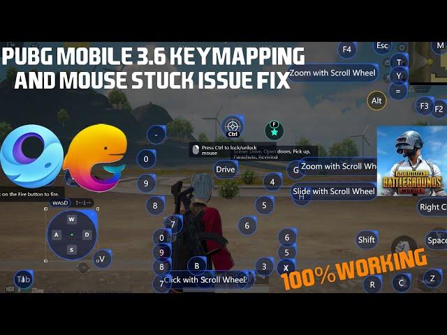 Fix Pubg Mobile 3.6 Keymapping And Mouse Stuck Issue In Gameloop/TGB | 100% Working | 2025