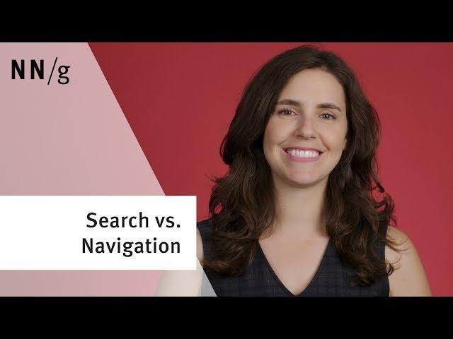 Search Box vs. Navigation