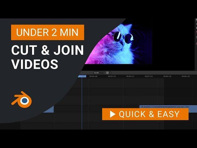 Blender Tutorial: How to Cut and Join Video in Blender Video Editor