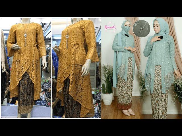 Kebaya Brokat Modern 2025, Kebaya Brokat Untuk Pesta Pernikahan, Kebaya Brokat Tunik Modern