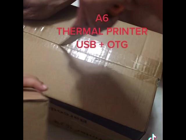 THERMAL PRINTER A6 AIR WAYBILL SHOPEE USB + OTG