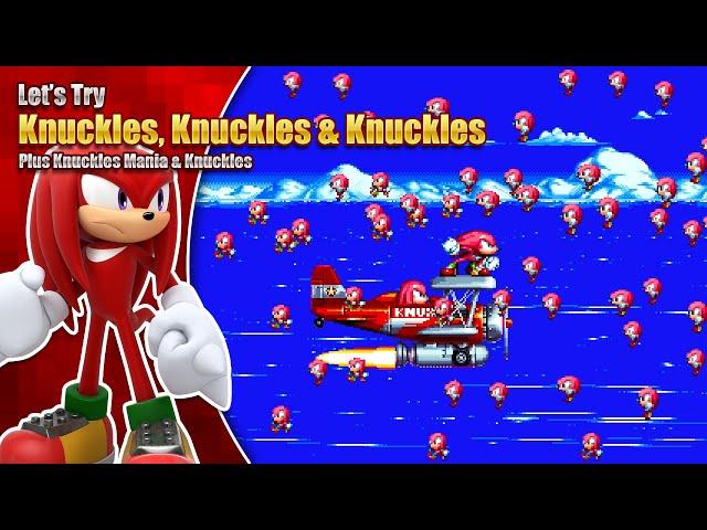 This might be TOO MUCH!  Let's Try Knuckles, Knuckles & Knuckles!