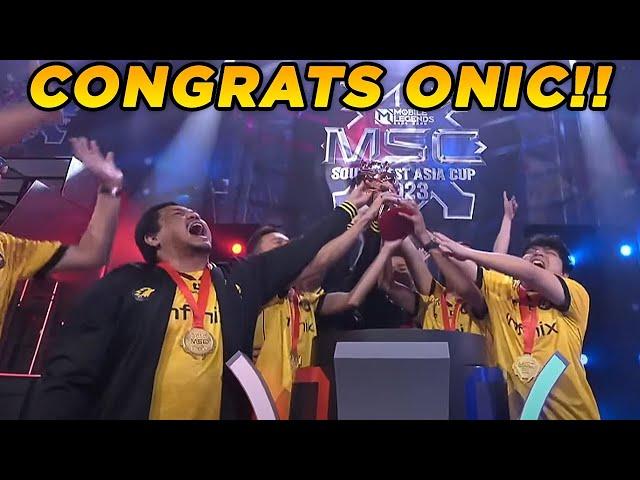 AKHIRNYA YA TUHAN, CONGRATS ONIC ESPORTS!!! PIALA INTERNASIONAL KEMBALI KE INDONESIA!!