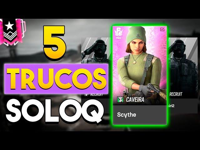 5 TRUCOS PARA GANAR JUGANDO SOLO AL RAINBOW SIX SIEGE