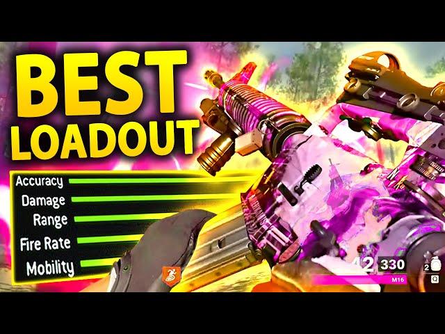 NEW BEST OVERPOWERED ZOMBIES LOADOUT!! (Cold War Zombies M16 Class Setup)