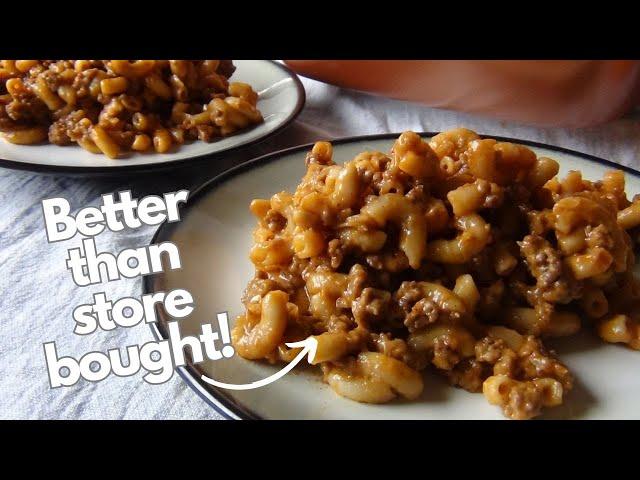 Make Hamburger Helper at Home From Scratch!