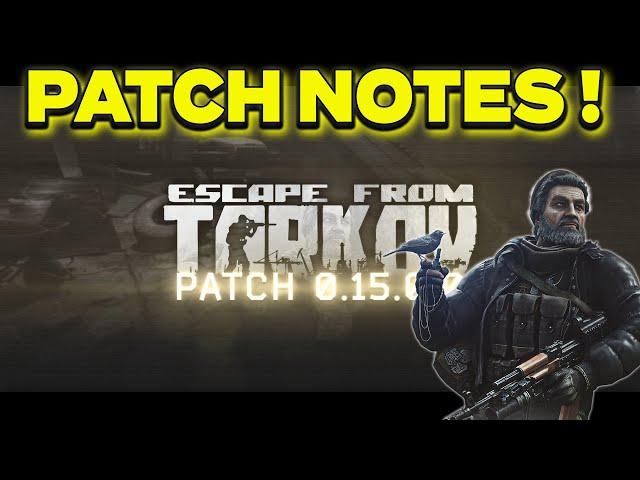 WIPE IS HERE! - Tarkov 0.15 Patch Notes - Tarkov News & Updates