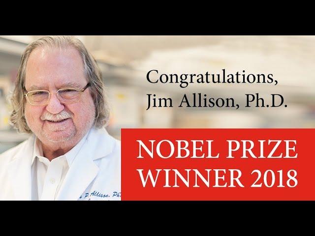 Jim Allison, Ph.D., Nobel Prize News Conference