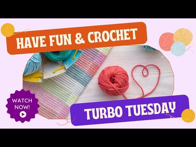 Crochet Turbo Tuesday: Let's Craft Together! Crocheting WIPs, UFO's, & Chatting