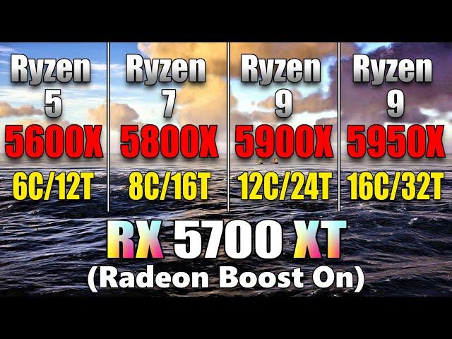 Ryzen 5 5600X vs Ryzen 7 5800X vs Ryzen 9 5900X vs Ryzen 9 5950X | PC Gameplay Tested