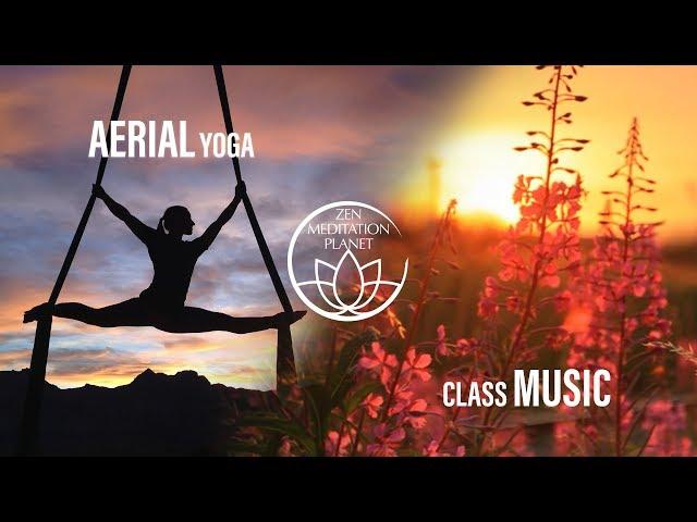 Aerial Yoga Class:  Training with Music, Home Exercises, Swing Hammock Fitness, Pilates