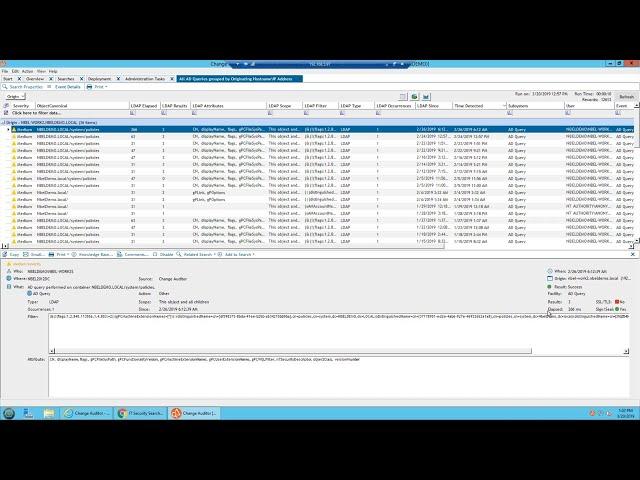 Overview of Change Auditor for Active Directory Queries