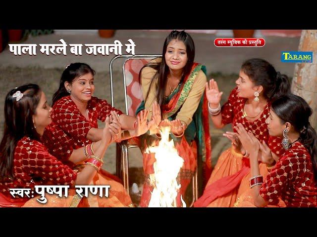 #जाड़ा स्पेशल - पाला मरले बा जवानी मे | #VIDEO Pushpa Rana | Bhojpuri Jada Special Song 2025