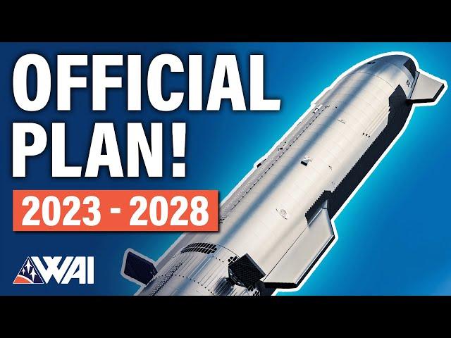 Official Plan Released: SpaceX's Starship Roadmap 2023 - 2028