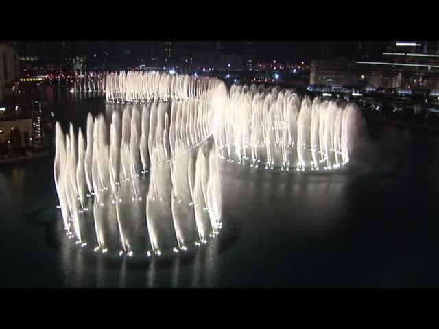 The Dubai Fountain  I Will Always Love You   Shot Edited with 5 HD Cameras   6 of 9 HIGH QUALITY!