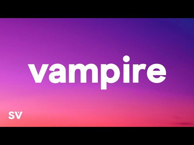 Olivia Rodrigo - vampire (Lyrics)