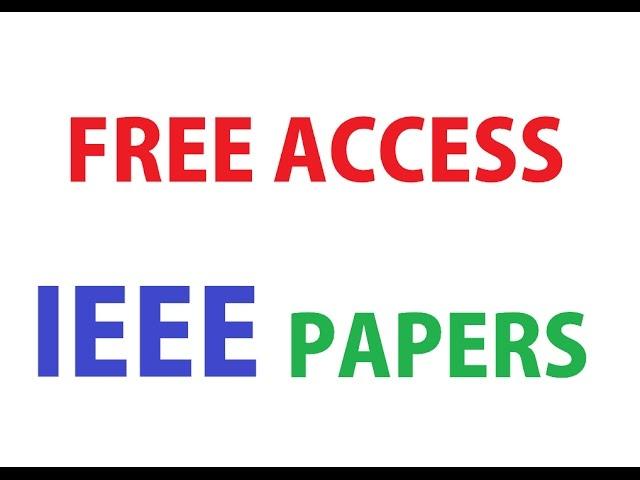 Access any IEEE Paper