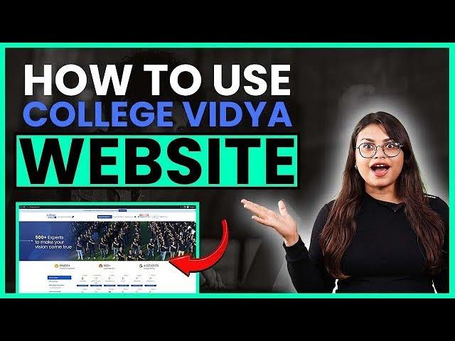 College Vidya Website Walkthrough! How to Find Best Online University? AI powered! Collegevidya.com