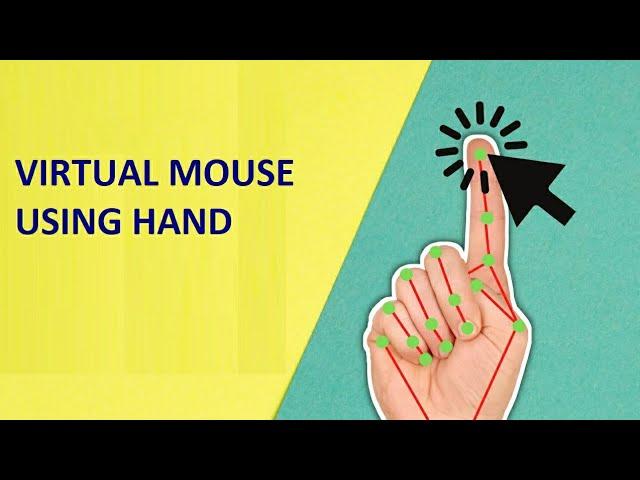 Virtual mouse using hand gesture #opencv #python