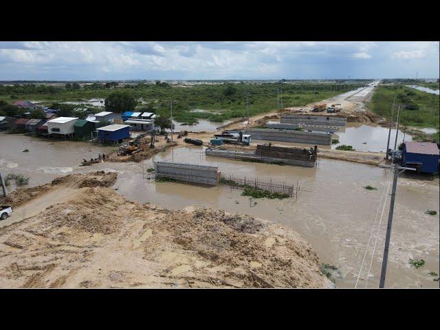 Construction process of the 3rd ring road Cambodia