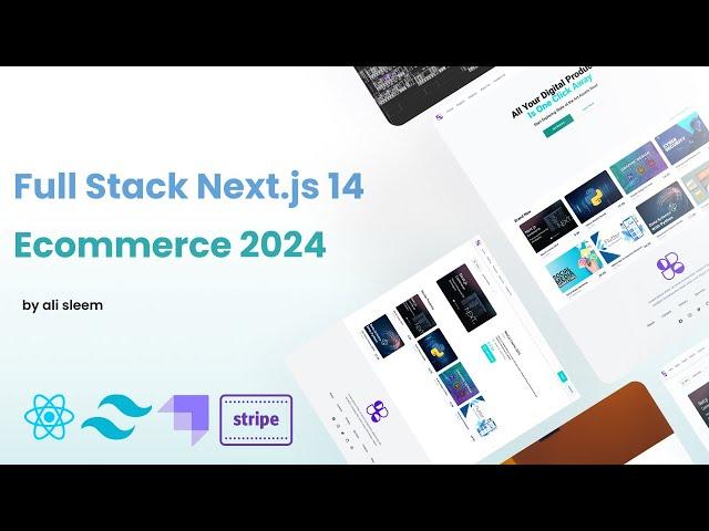 Full Stack Next.js 14 Ecommerce In Arabic 2024 | Next.js 14, React.js, TailwindCss, Strapi, Stripe