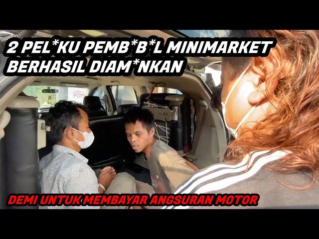 2 P*LAKU PEMBOB*L MINIMARKET BERHASIL DI*MANKAN TIM GABUNGAN RESMOB POLRES BREBES