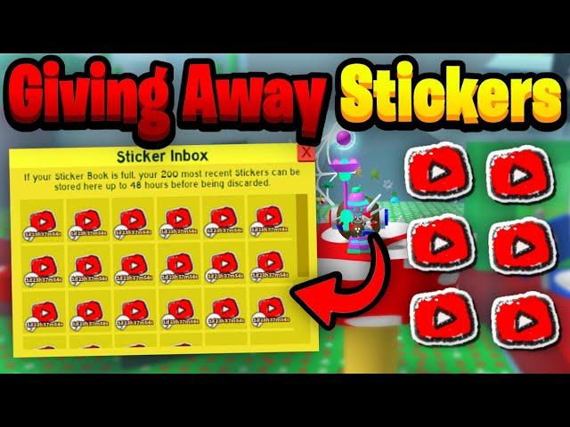 *YOUTUBE STICKER* GIVEWAY ️JOIN WHILE YOU CAN️Beesmas Update