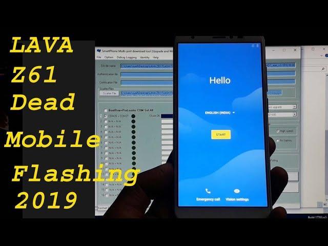 LAVA Z61 Dead Mobile Flashing 2019 - Shri Telecom