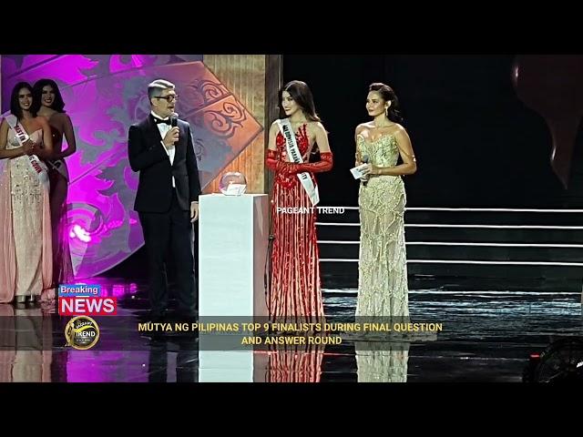 MUTYA NG PILIPINAS 2024 TOP 9 FINAL QUESTION