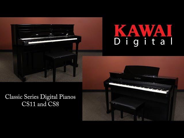 Kawai CS8 and CS11 Digital Pianos Demo