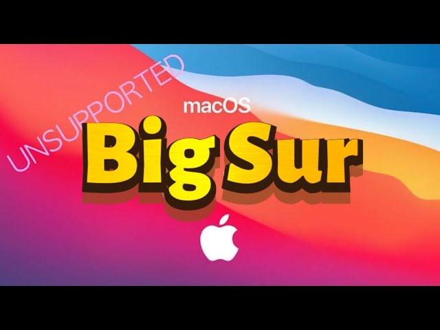 How to Install MacOS Big Sur on unsupported Mac using Micropatcher / Macbook Pro Late 2012 - A1425