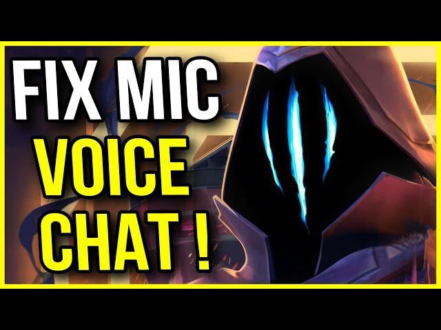 Valorant Voice Chat Not Working (Quick Fix)