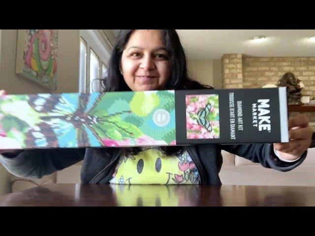 Unboxing Diamond Art Kit from Michaels | Make Market