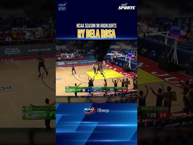 NCAA Season 98 Highlights: Ry Dela Rosa | GMA Sports