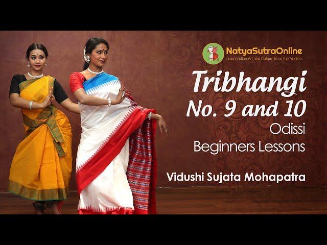 How To Do Tribhangi Stepping 9 and 10 | Odissi Beginners Lessons by Vidushi Sujata Mohapatra