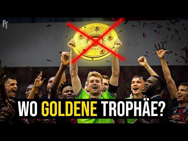 Wo bleibt die goldene Meisterschale von Bayer Leverkusen?