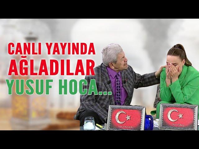 Canlı yayında göz yaşlarına hakim olamadılar! Yusuf Kavaklı Hoca...