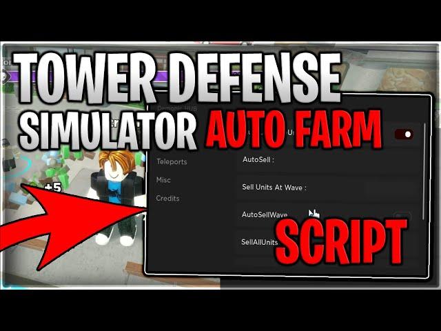 [NEW SKINS] Tower Defense Simulator Script Hack Auto Farm Auto Place & Upgrade - Roblox 2024