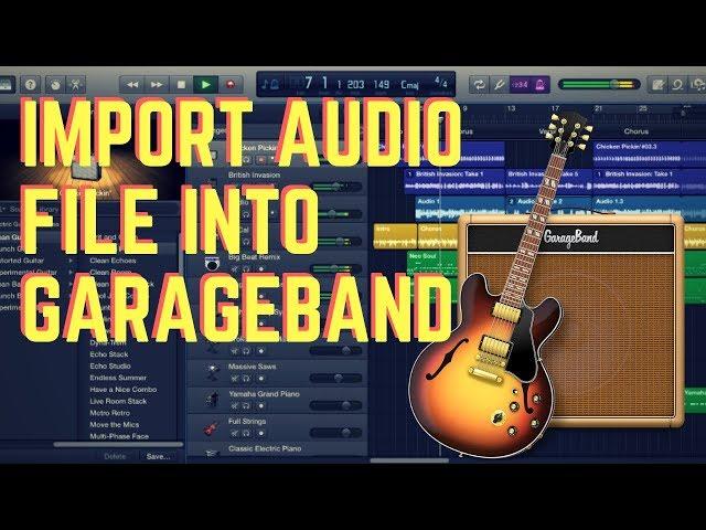 Garageband Import Audio File Mac OSx (And Where to Get FREE Loops)
