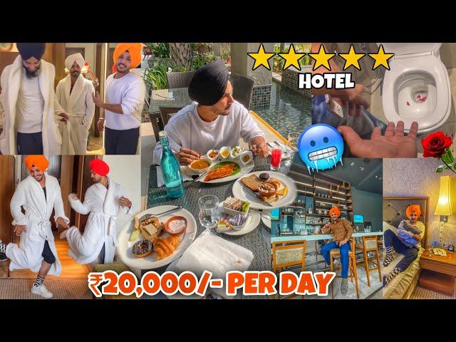 Spending 24 hours in 5 star Hotel w/ Friends *₹20,000/- PER DAY*