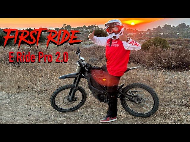 My First Ride on E-ride Pro ss 2.0