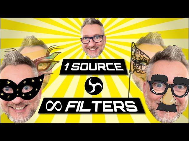 DIFFERENT OBS FILTERS for SAME webcam source - Different Filters For Different Scenes