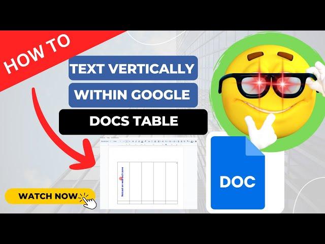 How To Align Text Vertically Within Google Docs Table