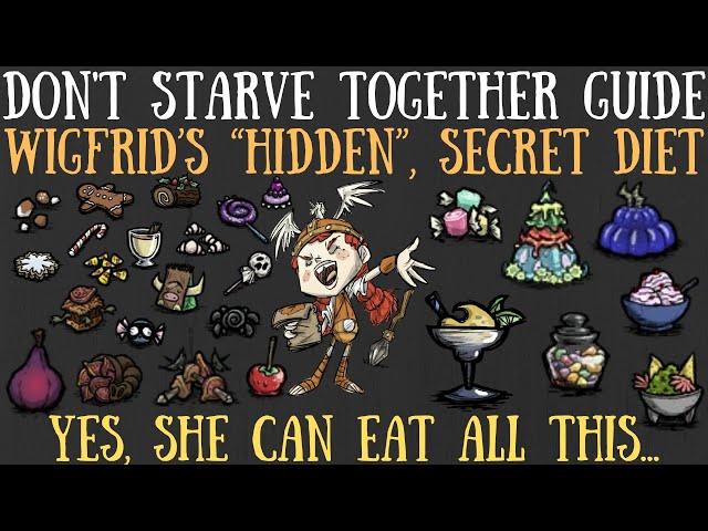 Wigfrid's Hidden, Secret Diet! NOT JUST MEAT! - Don't Starve Together Guide