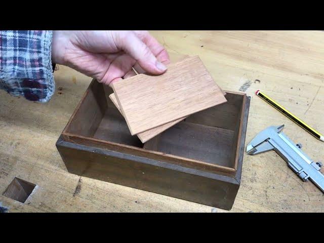 How to cut mitres in thin stock